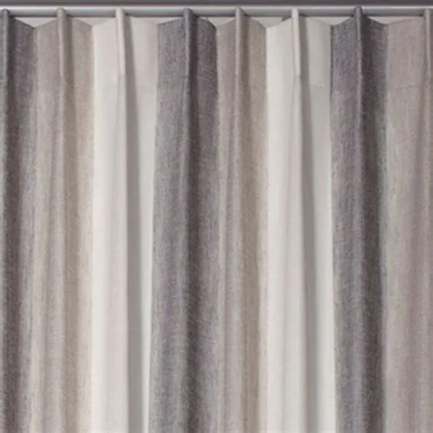 One finger pleat drapery
