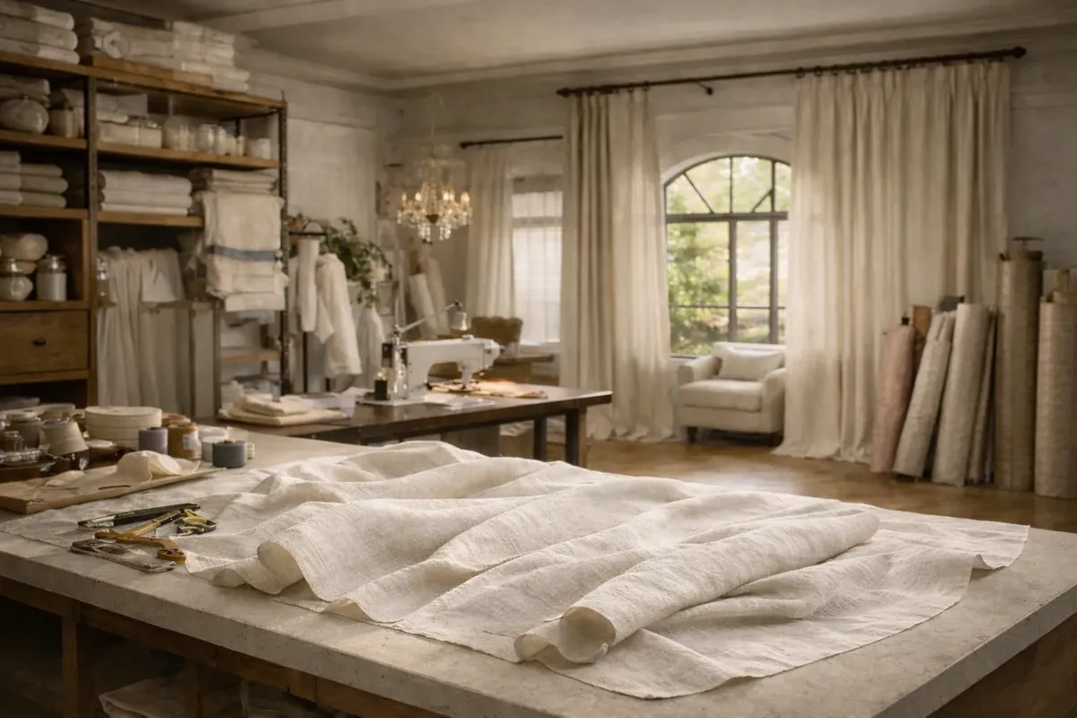 Our Denver area window treatment workroom
