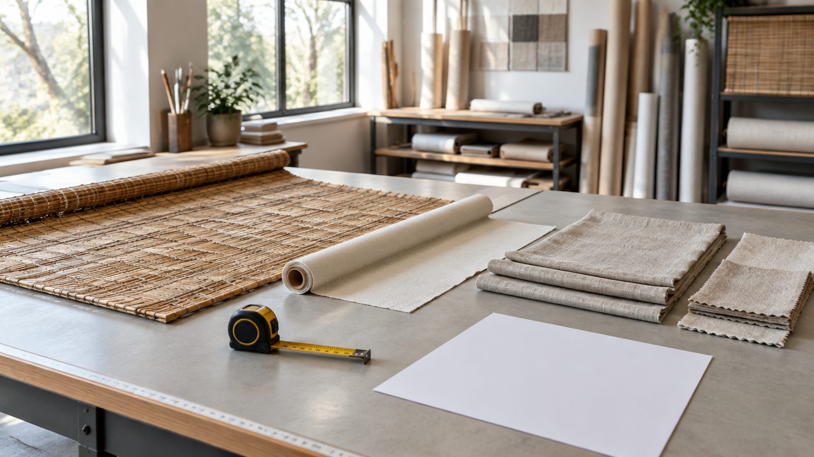 Custom Shades and Blinds for the Trade: Woven Wood, Roller, and Roman Options Compared